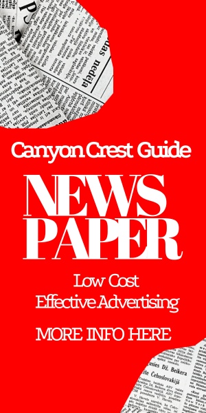 Canyon Crest Newspaper Low Cost Advertising